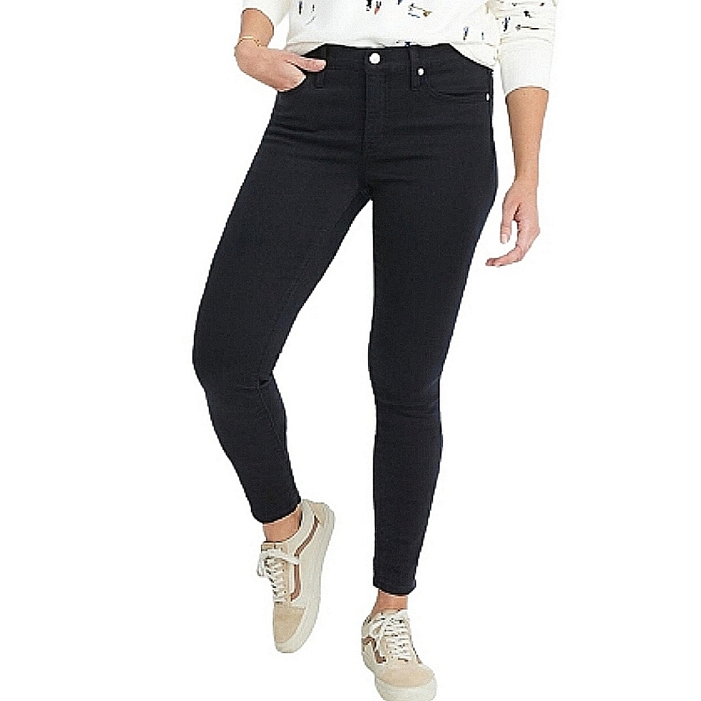 Madewell 9" High Rise Skinny Black